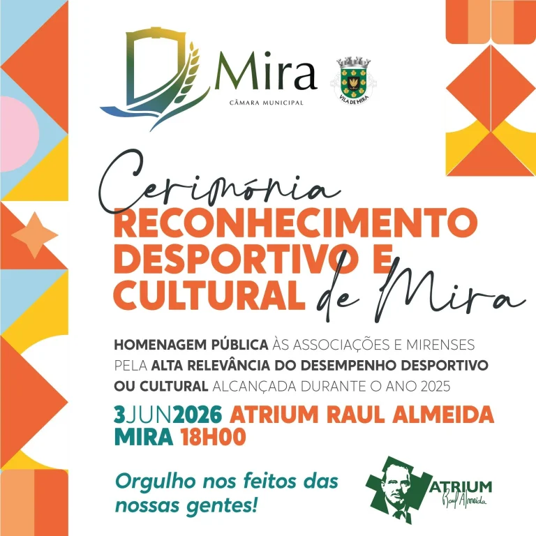Cerimónia Reconhecimento Despotivo e Cultural de mira